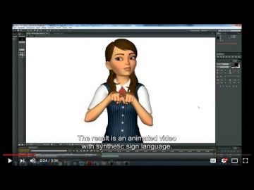 لغة الإشارة عبر مترجم افتراضي